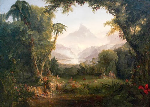 O Jardim do Éden - Thomas Cole (1801-1841)